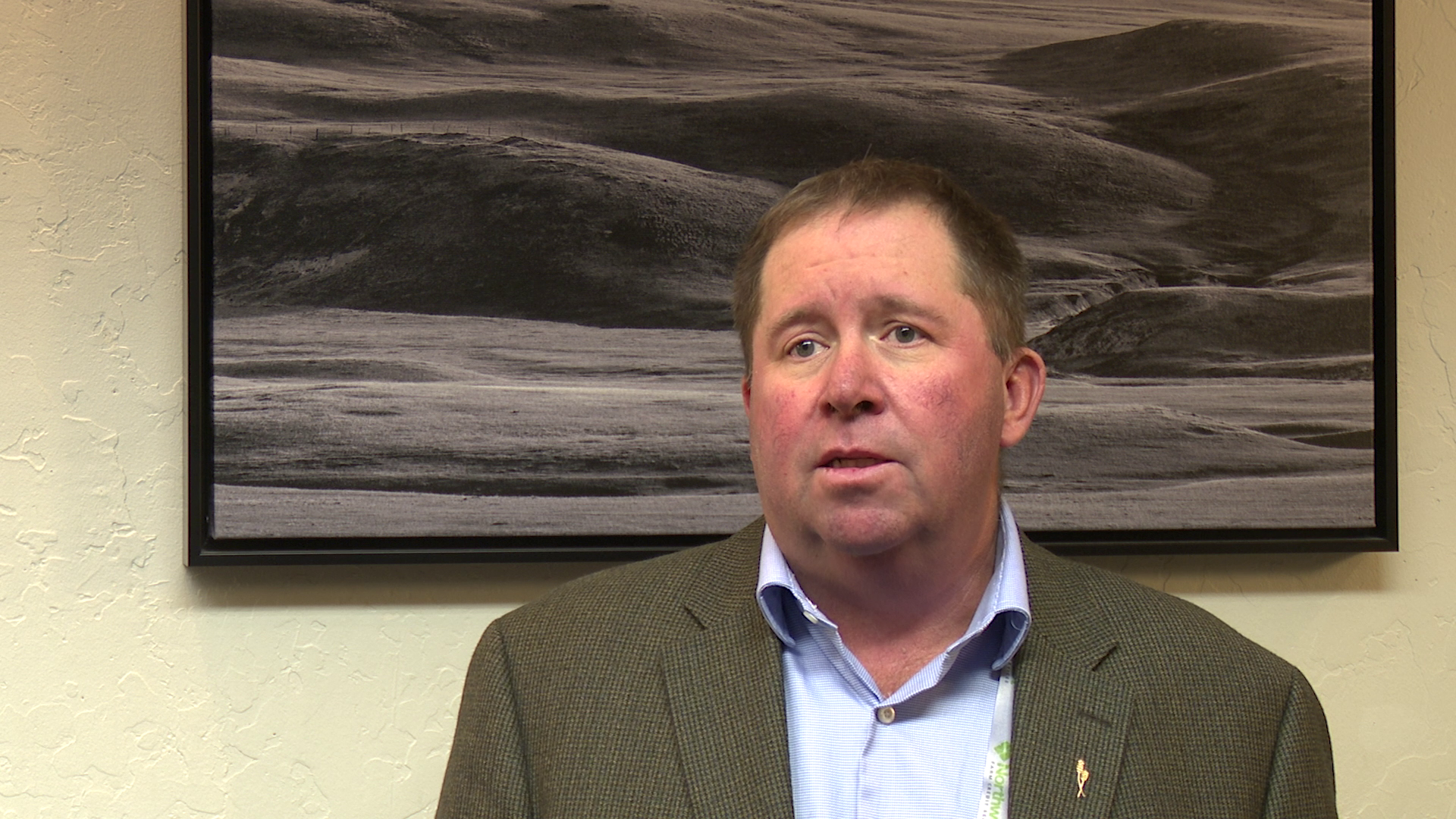 Keven Bradley of the Montana Wheat & Barley Committee