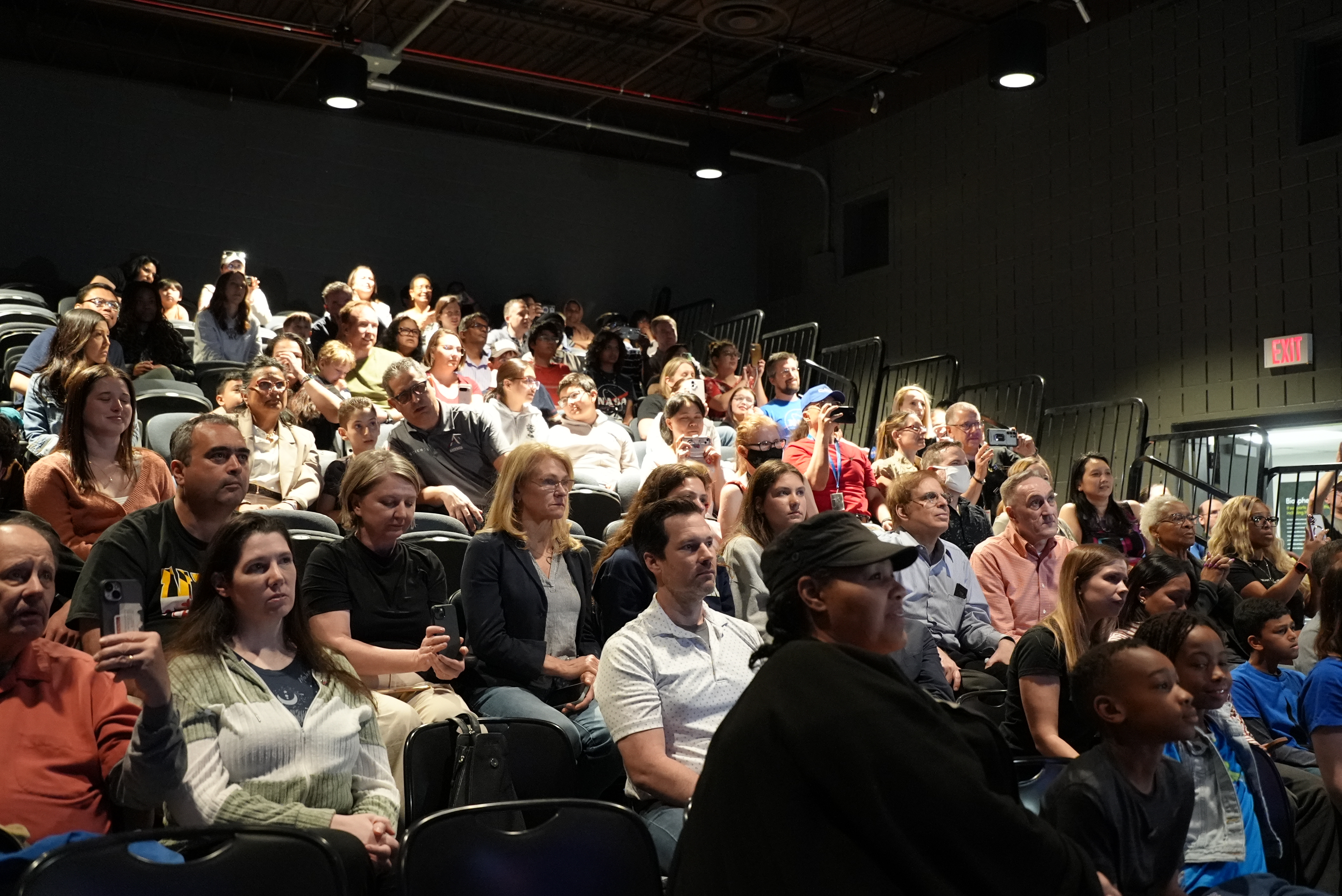 Crowd at Goddard for the Artemis II launch
