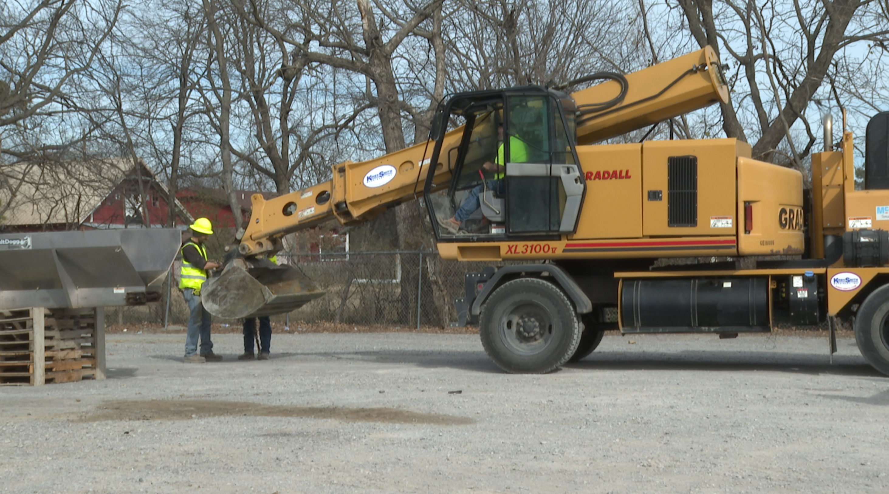 McAlester snow equipment prep