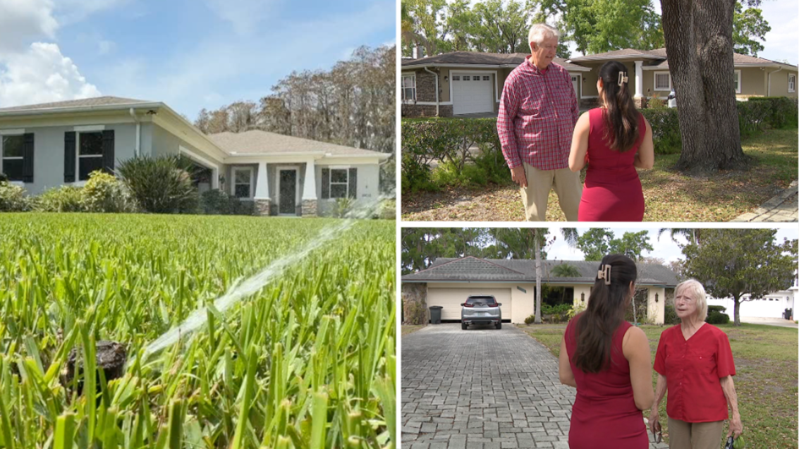 Land O' Lakes residents divided over extreme Phase three water restrictions amid severe drought conditions 