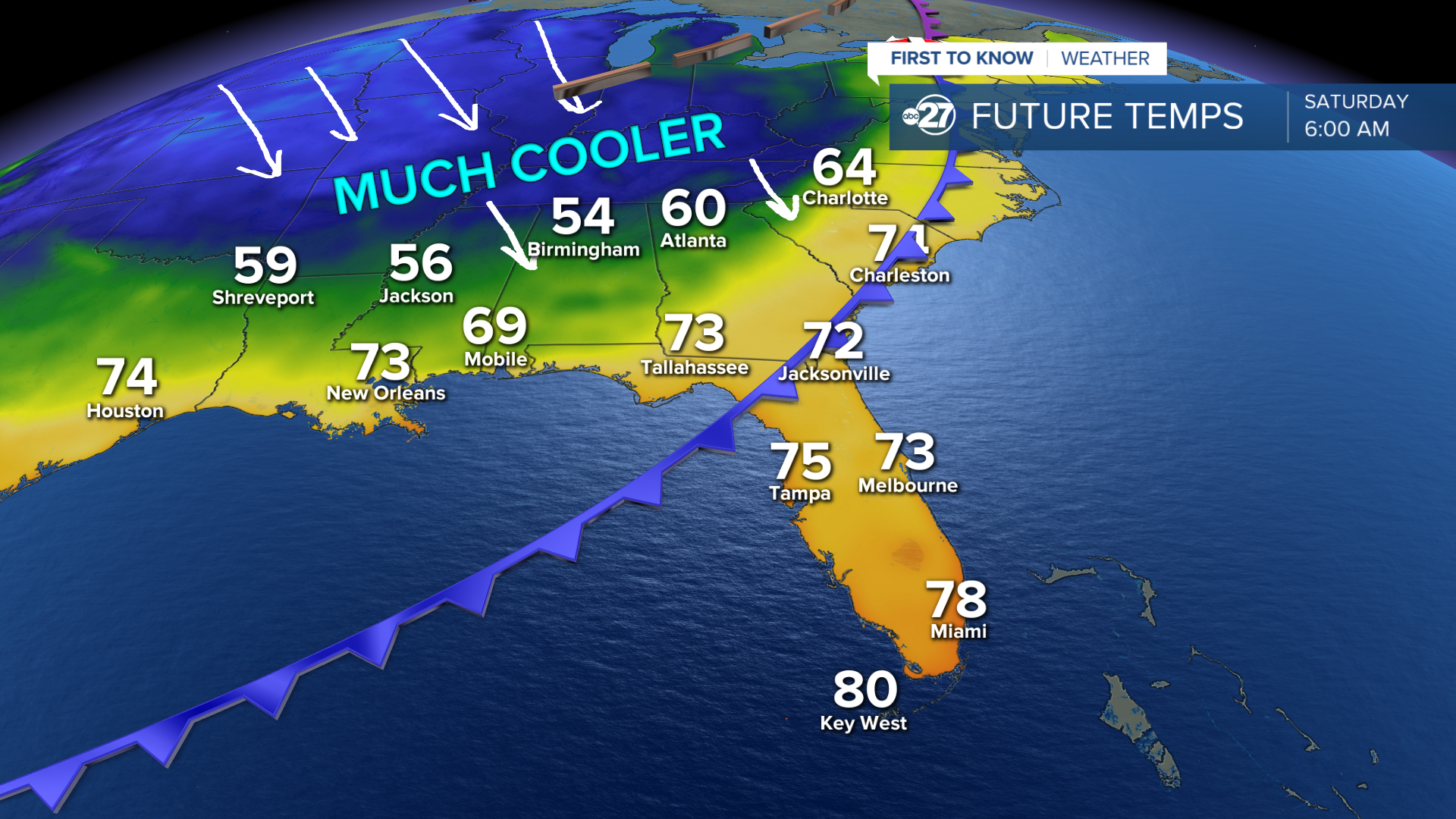 Cooler weather is coming!