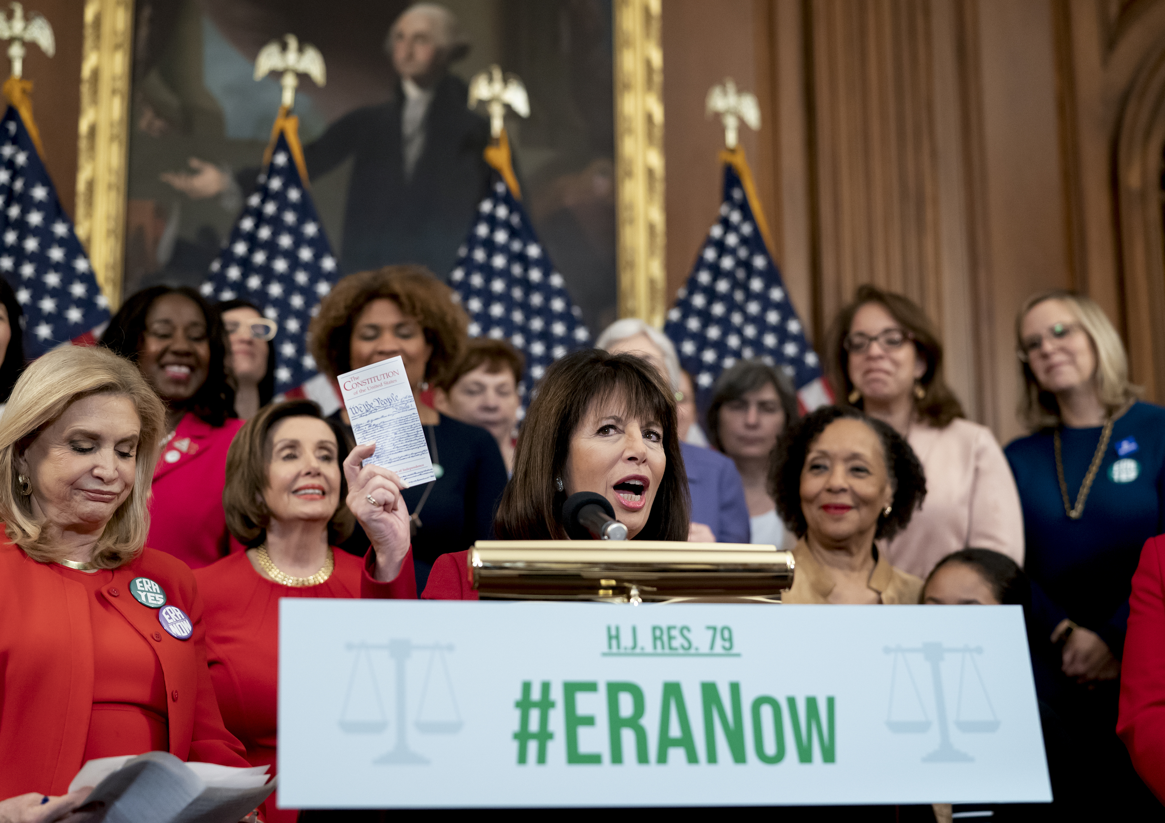 Jackie Speier, Carolyn Maloney, Nancy Pelosi