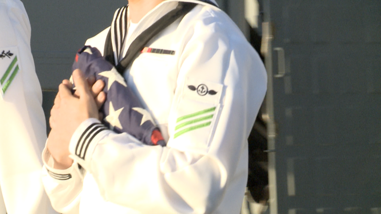 Morning Colors at Naval Station Norfolk