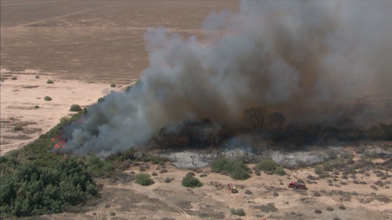 Chandler brush fire