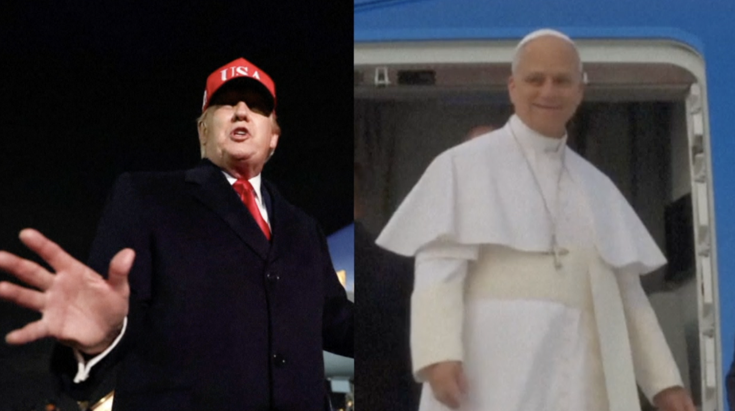 Trump and Pope Leo