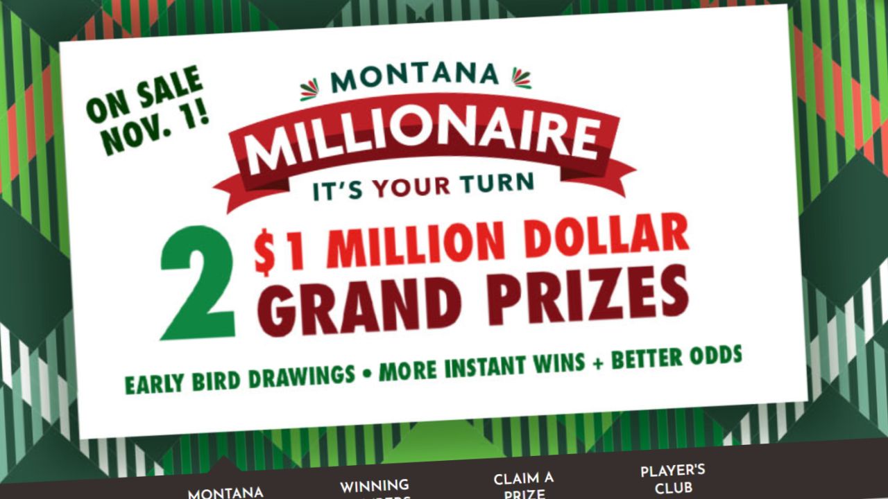 Montana Millionaire: two $1M grand prizes for 2021