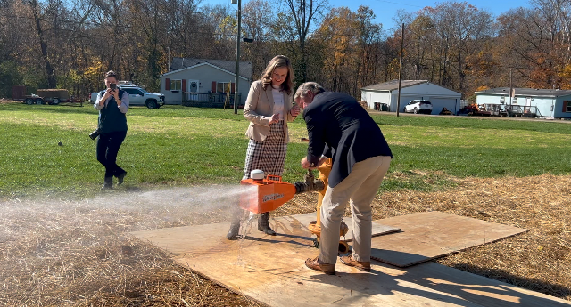 Northern Kentucky Water District unveils new fire hydrant in Campbell County