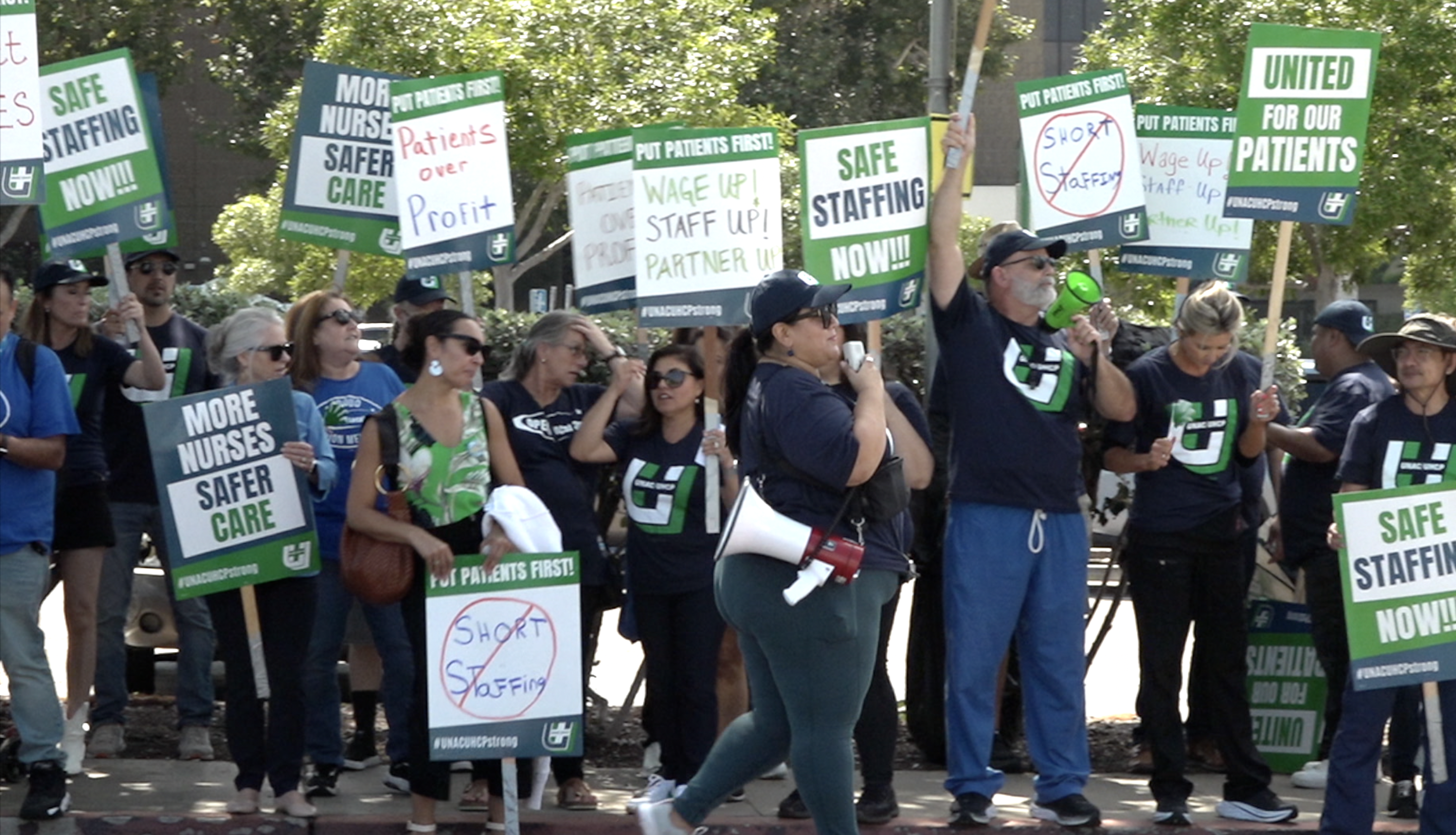 Kaiser Permanente nurses protest, claim they're understaffed