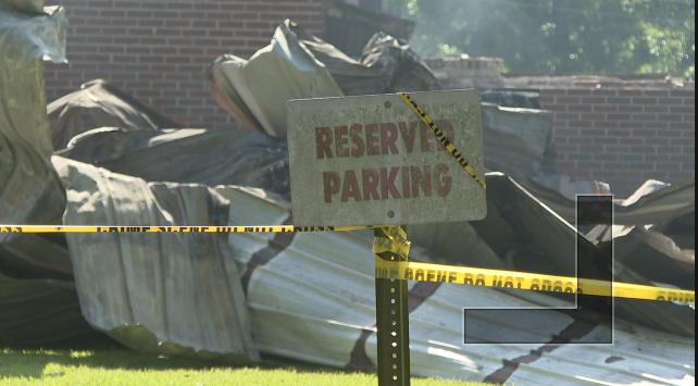 Historic Walker Street School in Quitman Destroyed by Fire