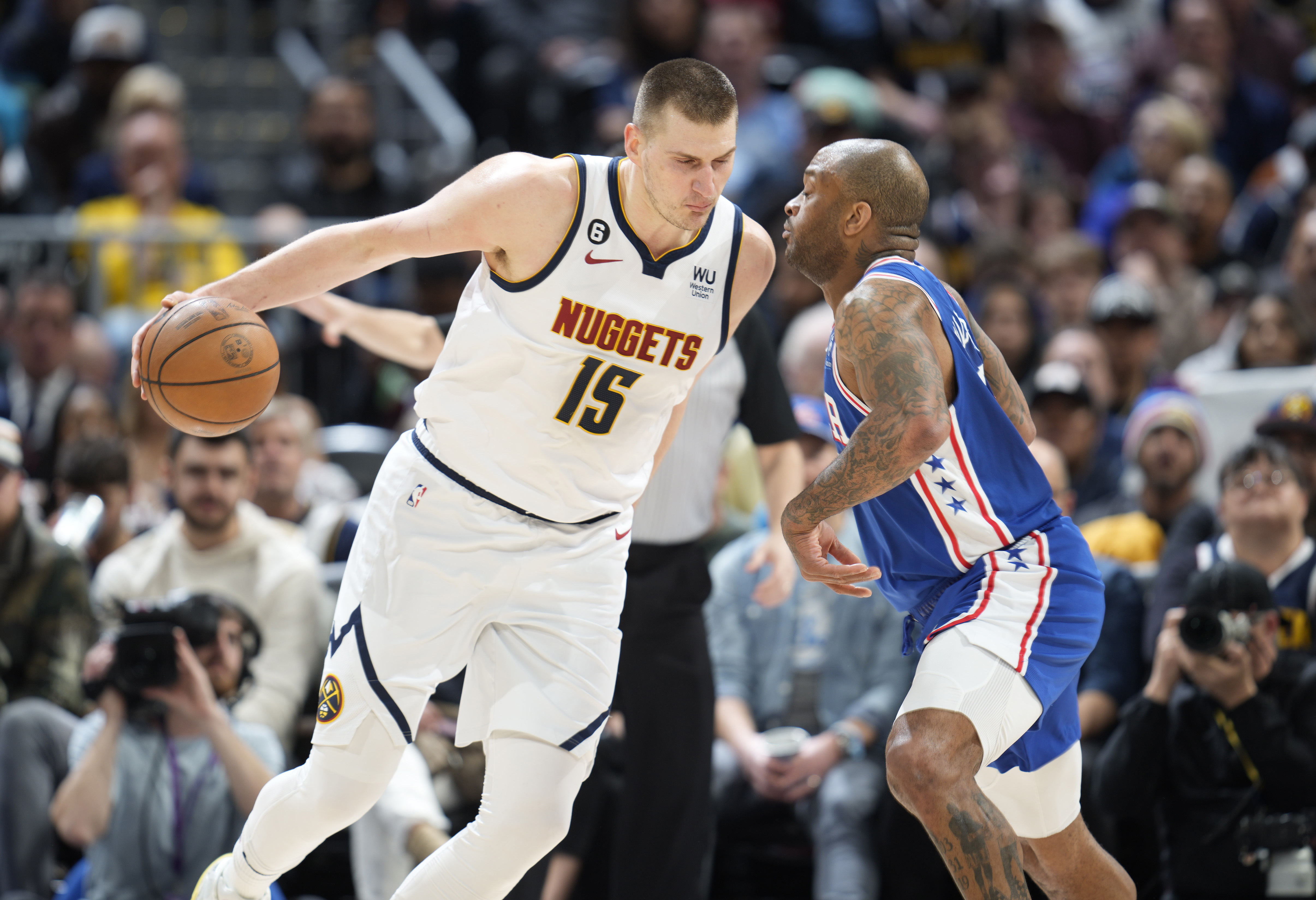 76ers Nuggets Basketball
