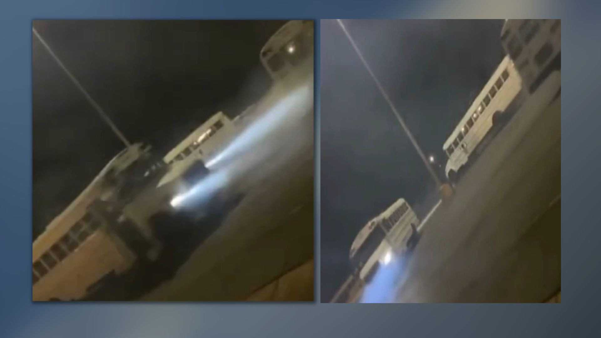 WATCH: Newport News Shipyard buses stolen, taken on joy ride