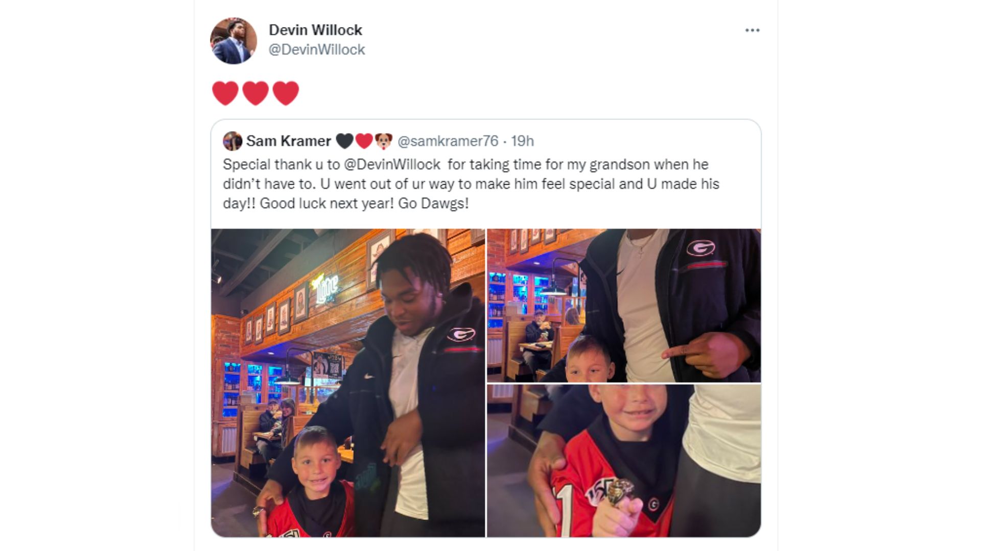 devin willock tweet