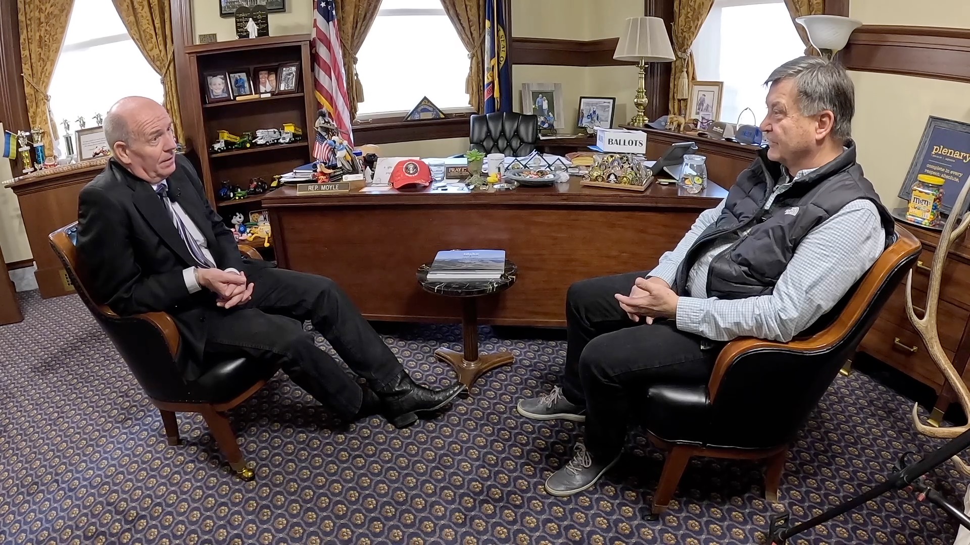 Don Nelson sits down with House Speaker Mike Moyle