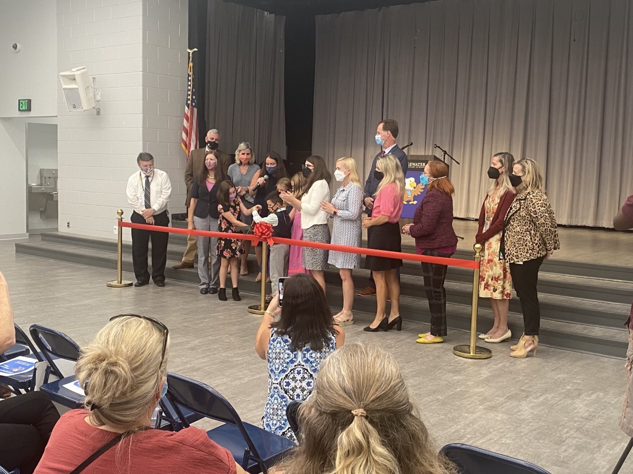 After tornado delay Edgewater Elementary holds ribbon cutting 