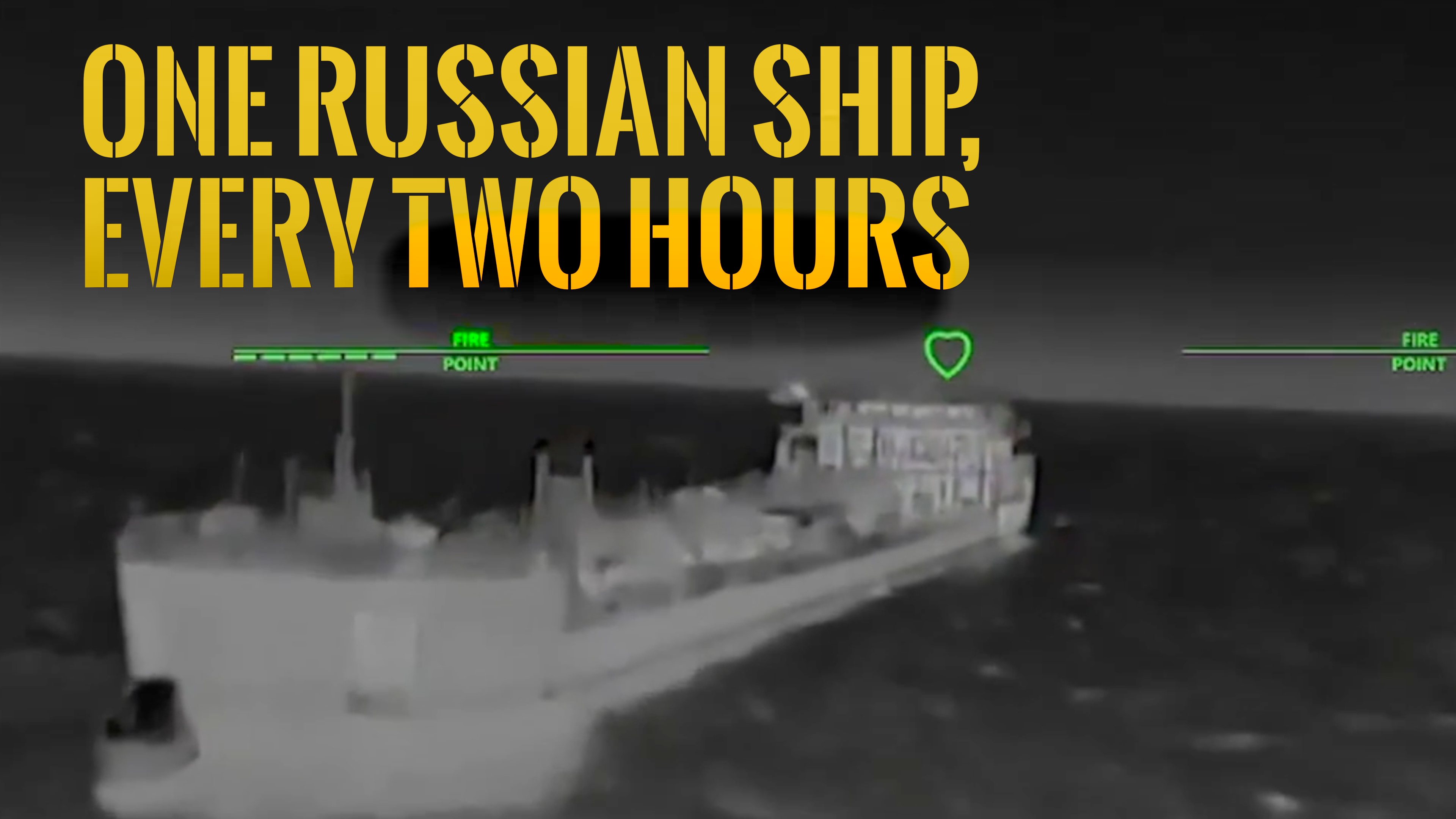 Ukrainian drone attack on Russian oil fleet