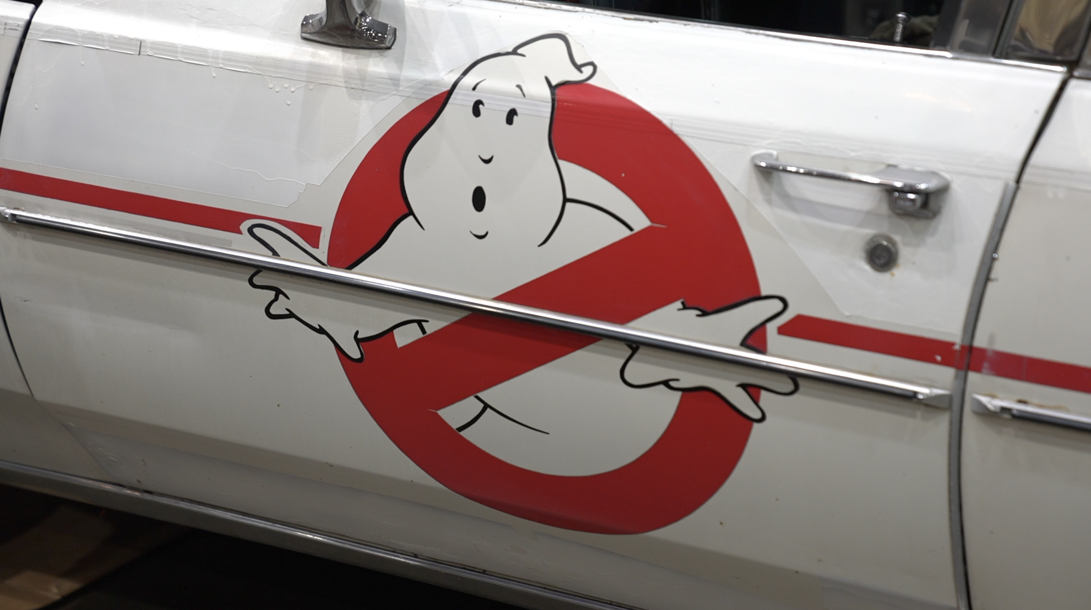 Ghostbusters car logo at Capital City Comic Con