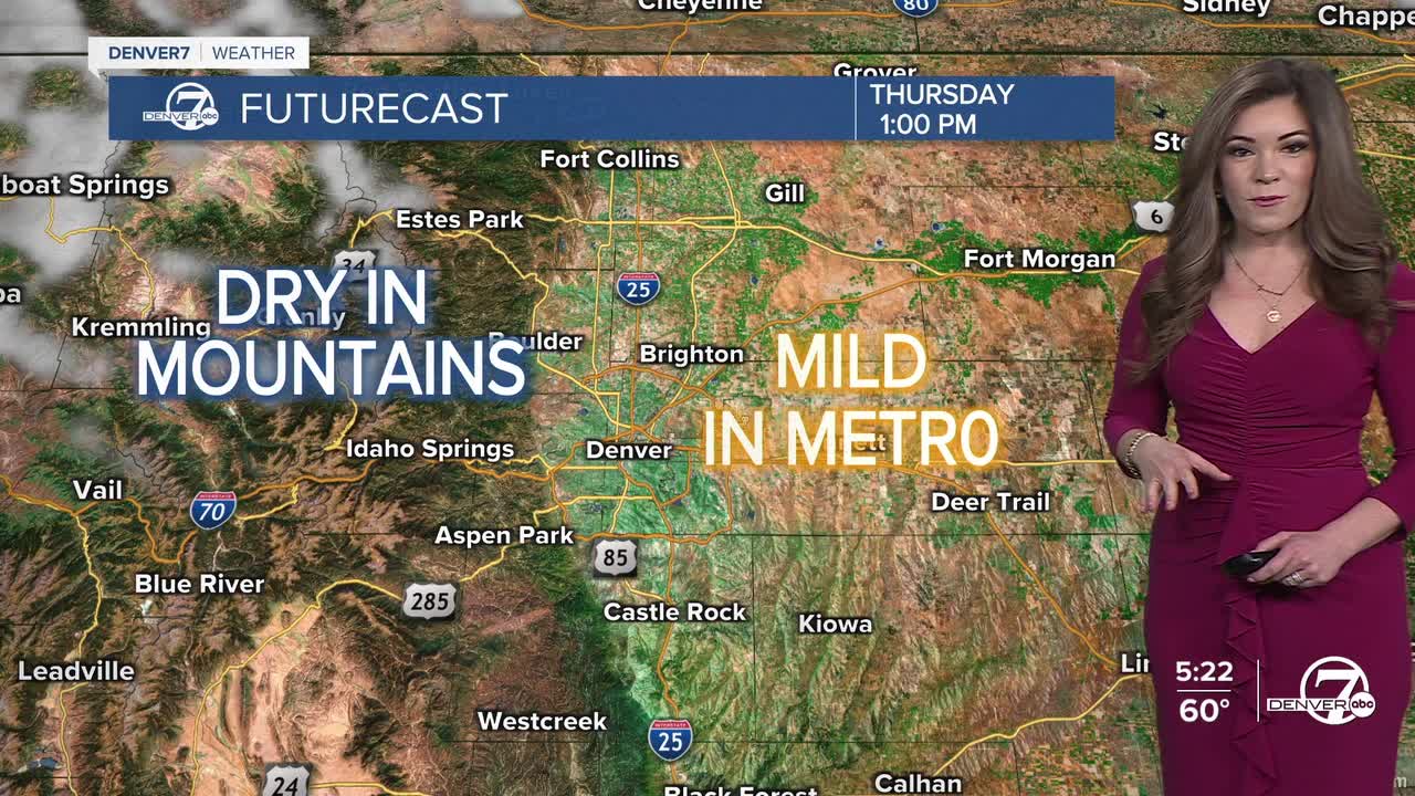 Mild in Metro Thursday