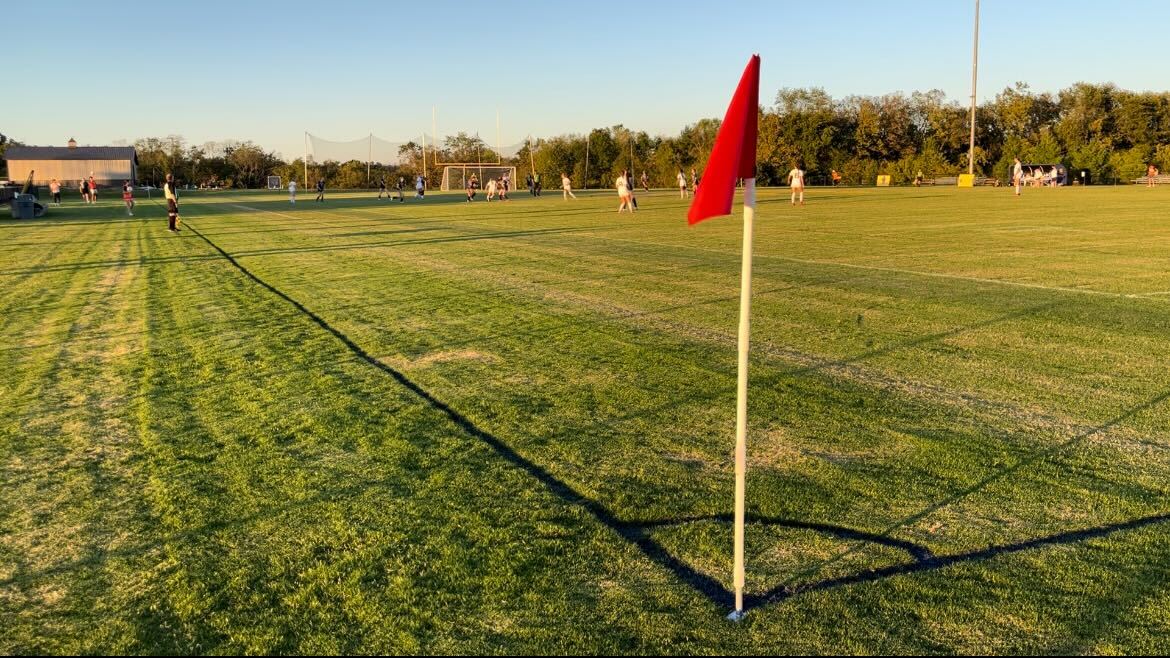 Sayre girls' soccer match versus Bourbon County