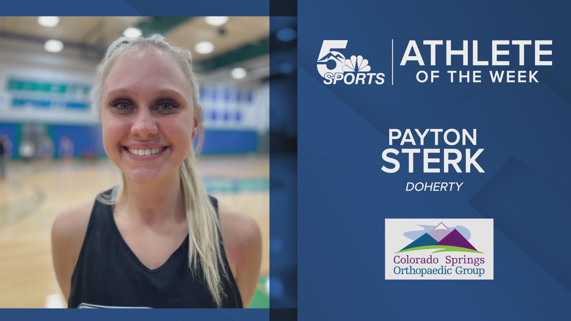 KOAA Athlete of the Week: Doherty's Payton Sterk