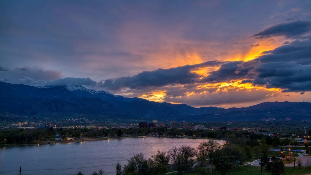 Colorado Springs sunset