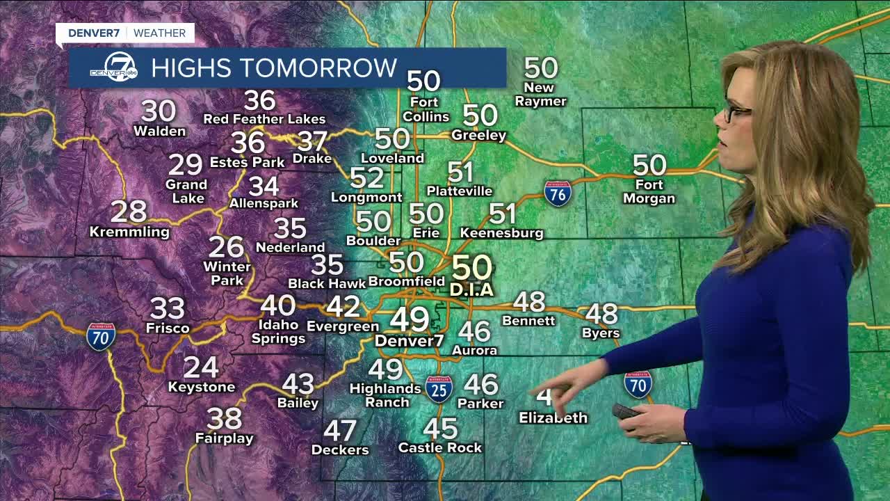 Highs on Saturday