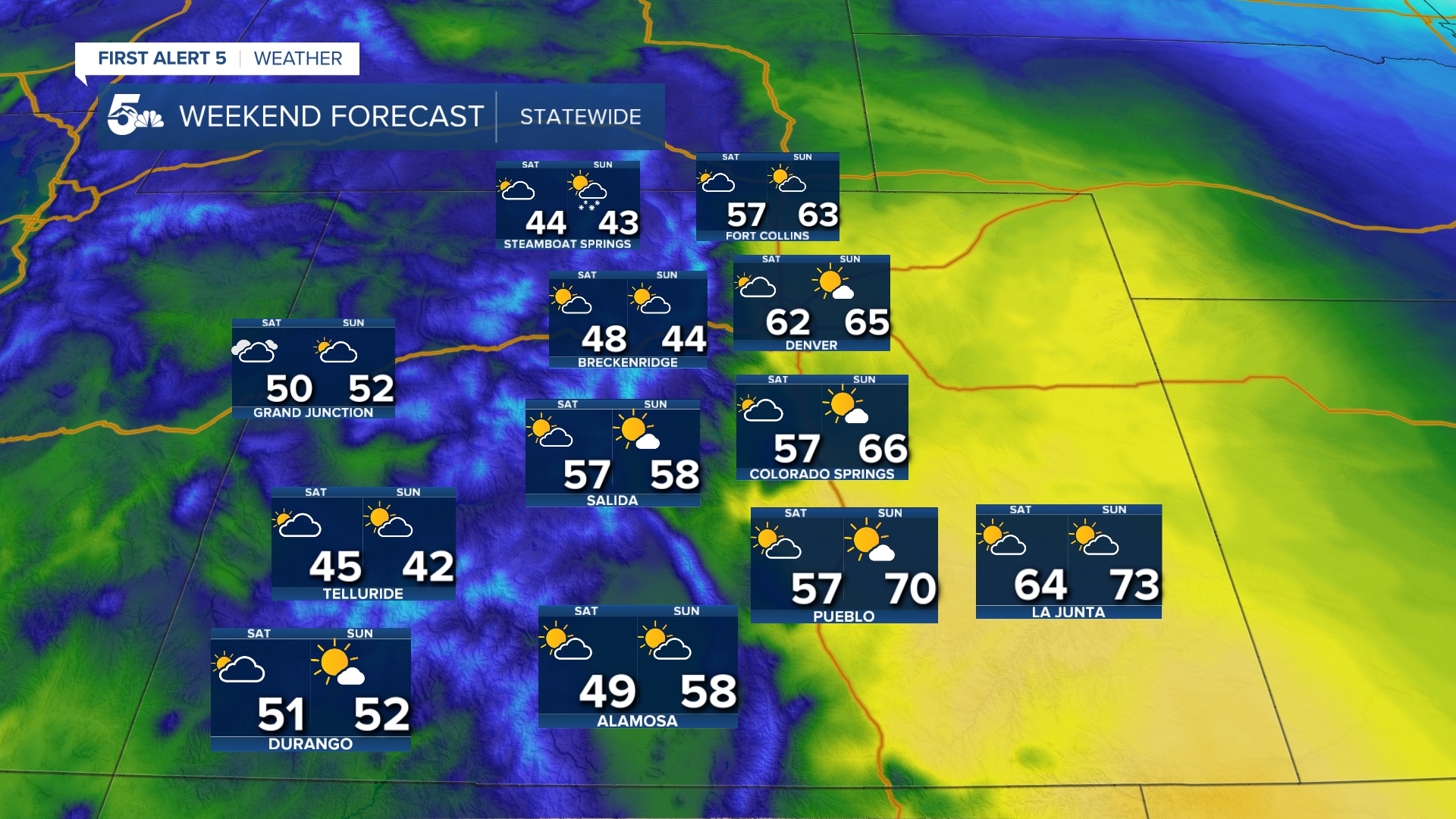 First weekend of 2026 forecast for Colorado
