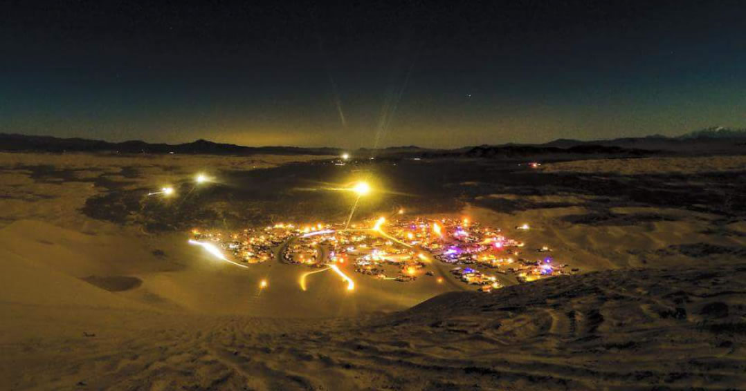 Sand Mountain Campground at Little Sahara Recreation Area