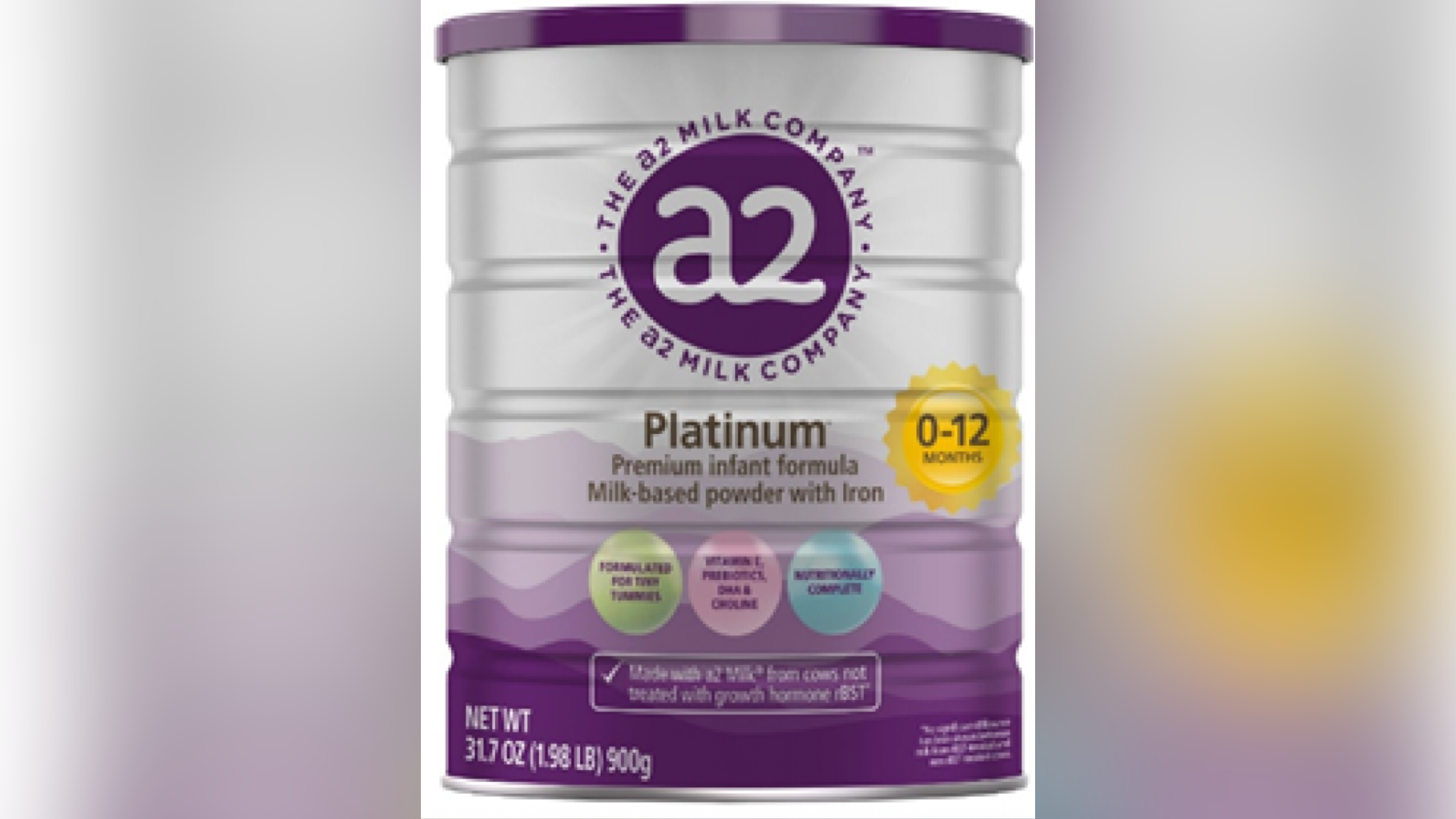 a2 infant formula recalled