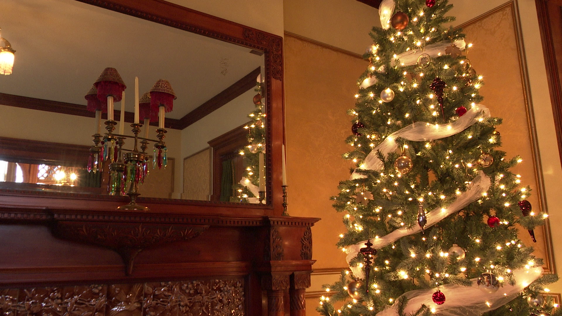 Montana Historical Society has decked the halls of the original governor's mansion