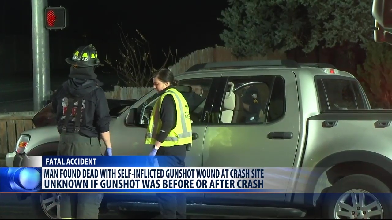 Driver found dead of self-inflicted gunshot wound at Billings crash scene