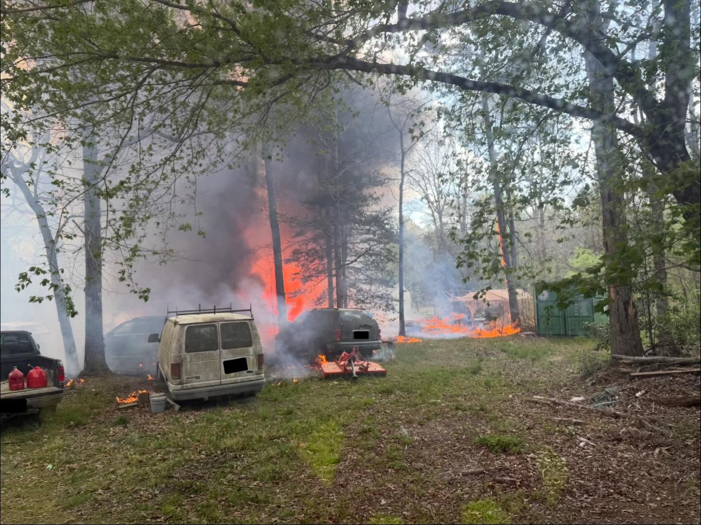 Wood Drive Garage Fire Prince George 