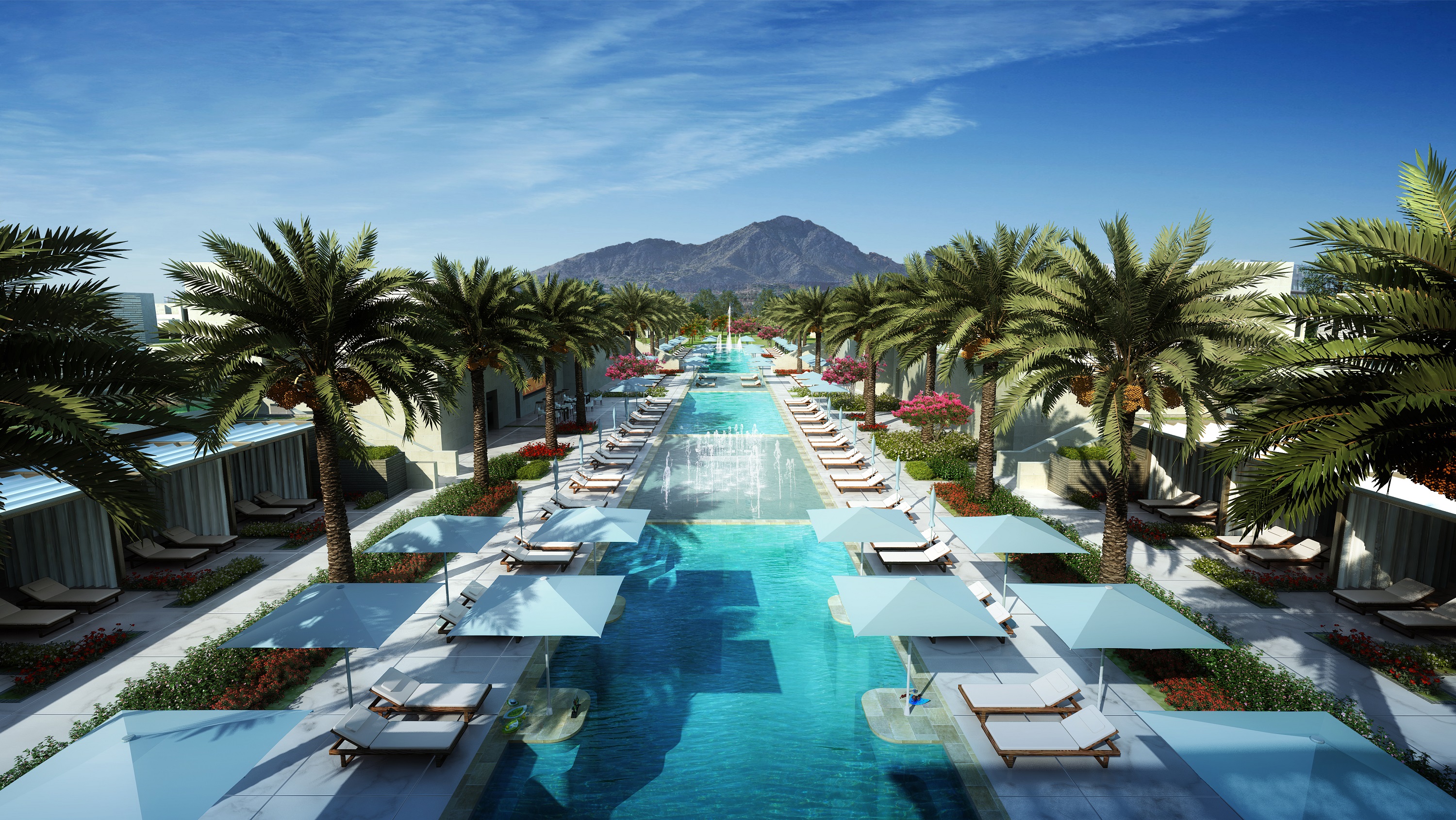 Ritz Carlton Paradise Valley Pool - artist rendering