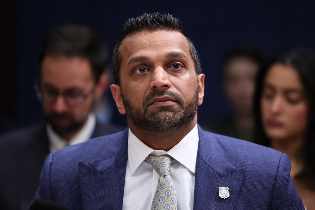 FBI Director Kash Patel, listens during a House Permanent Select Committee on Intelligence hearing to examine worldwide threats, Thursday, March 19, 2026, on Capitol Hill in Washington. 