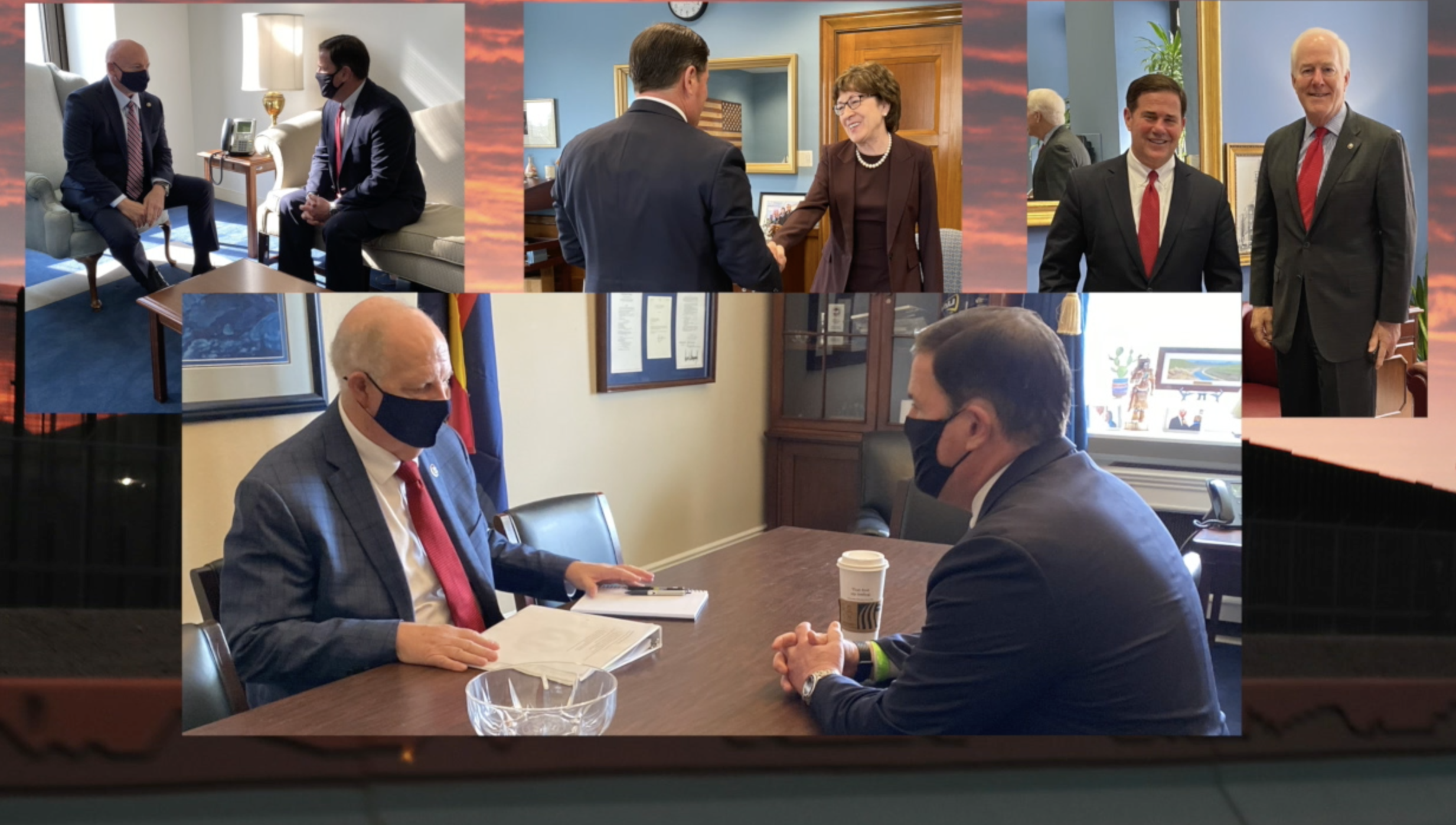 Ducey border meetings, April 13, 2021