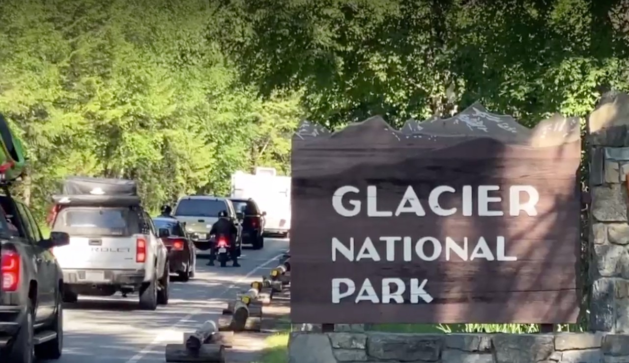 Glacier National Park Traffic