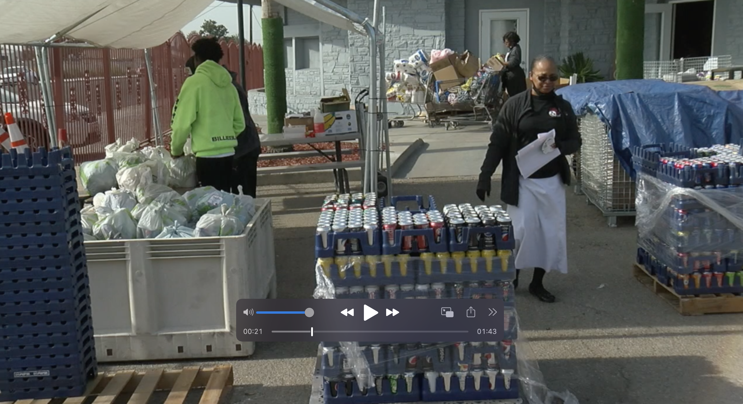 Blessing Corner Ministries food distribution