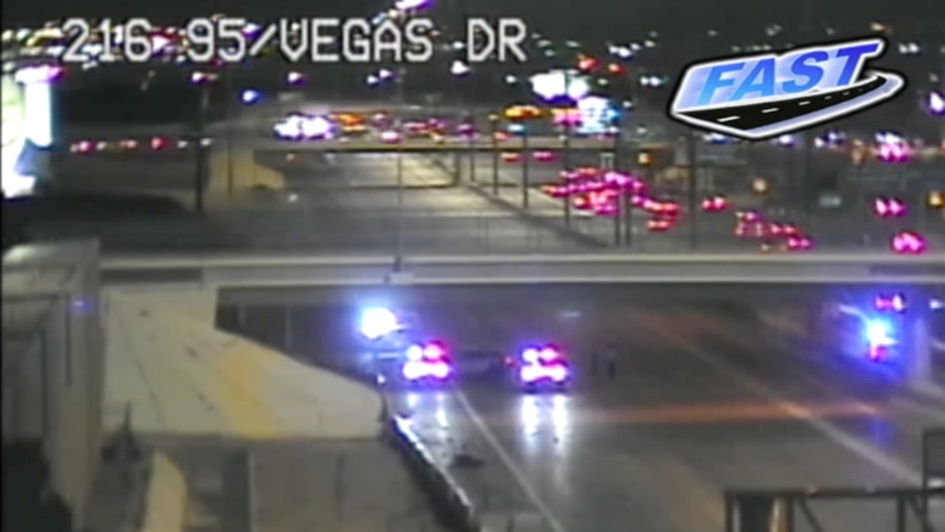 Deadly crash scene at US95 and Lake Mead Blvd. on January 26
