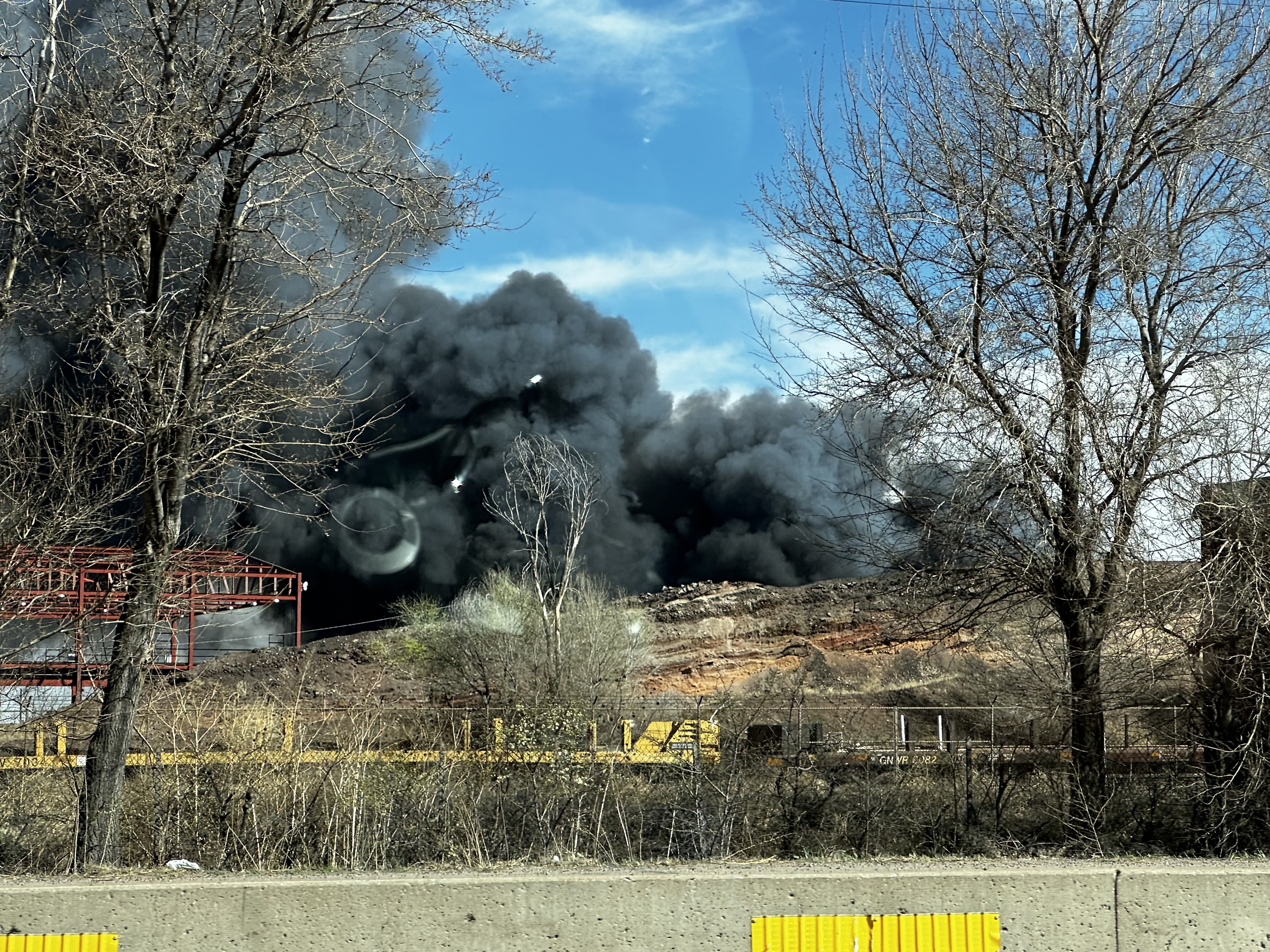 Fire at EVRAZ 