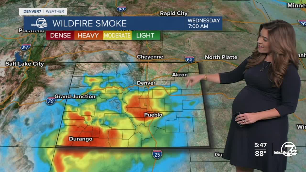 Wildfire Smoke Outlook 7am Wednesday 