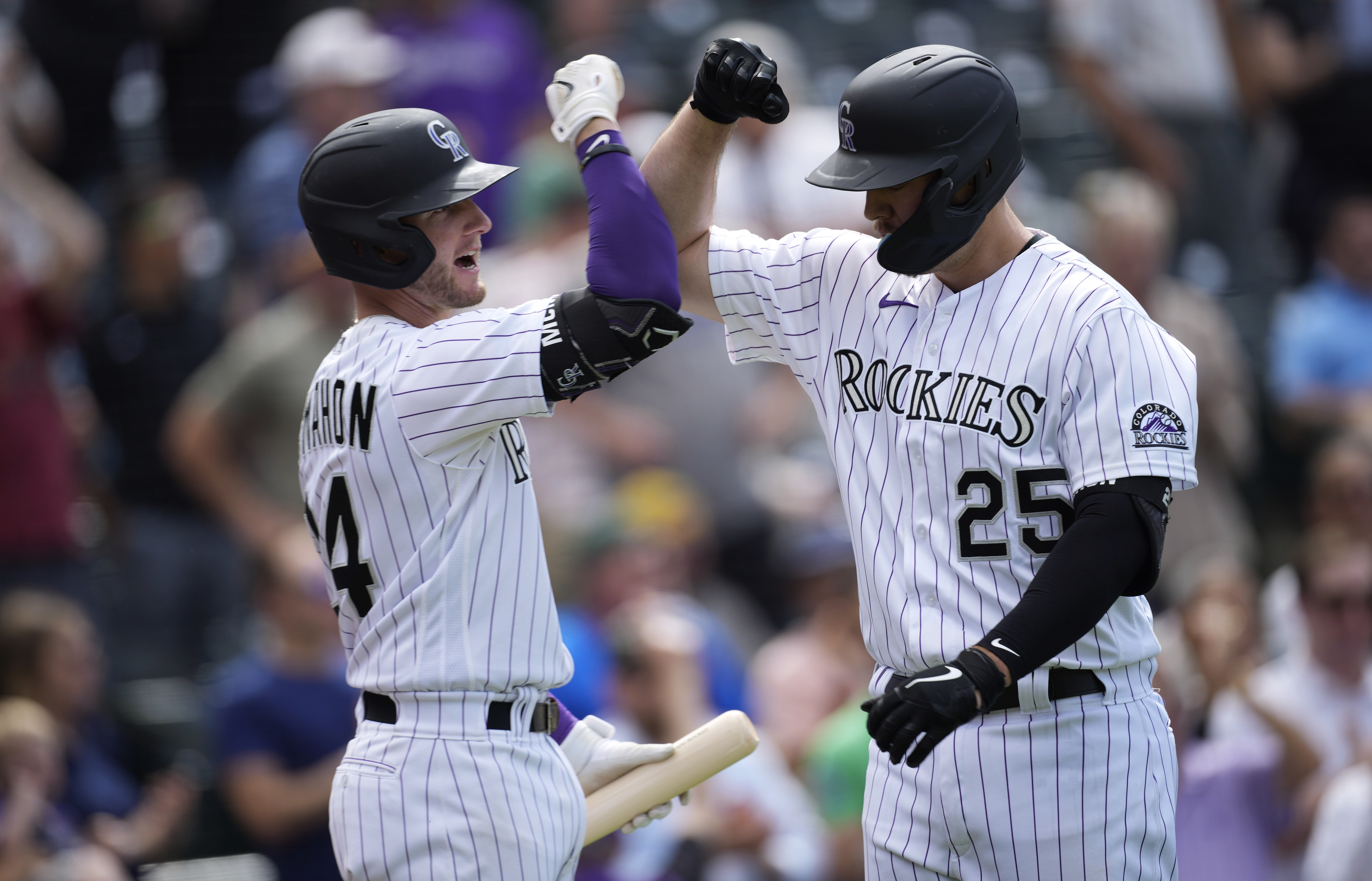 Cron helps Rockies end 12-game skid vs Giants with 5-3 win