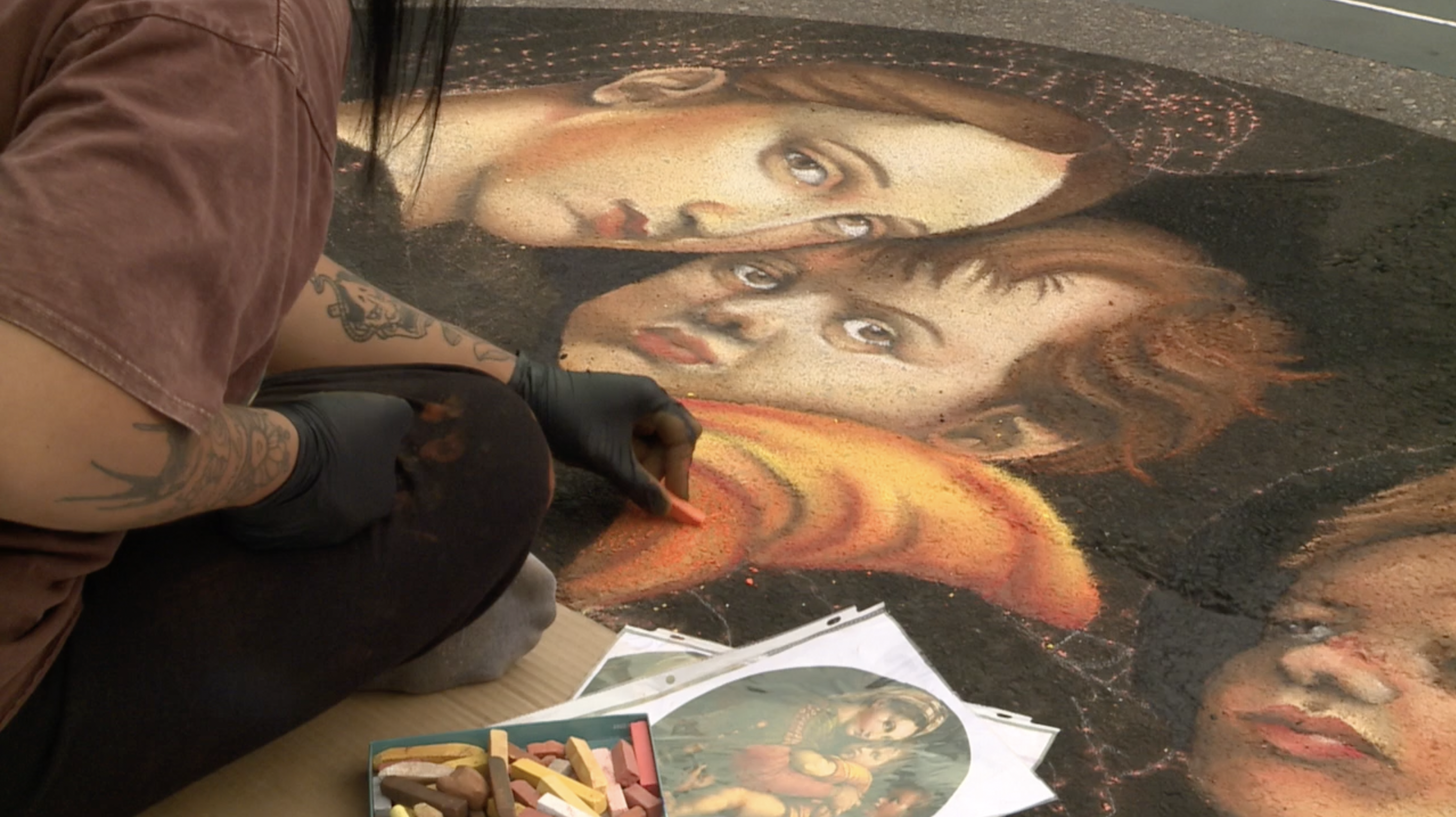 Chalk art returns to Little Italy with Bella Vita Fest