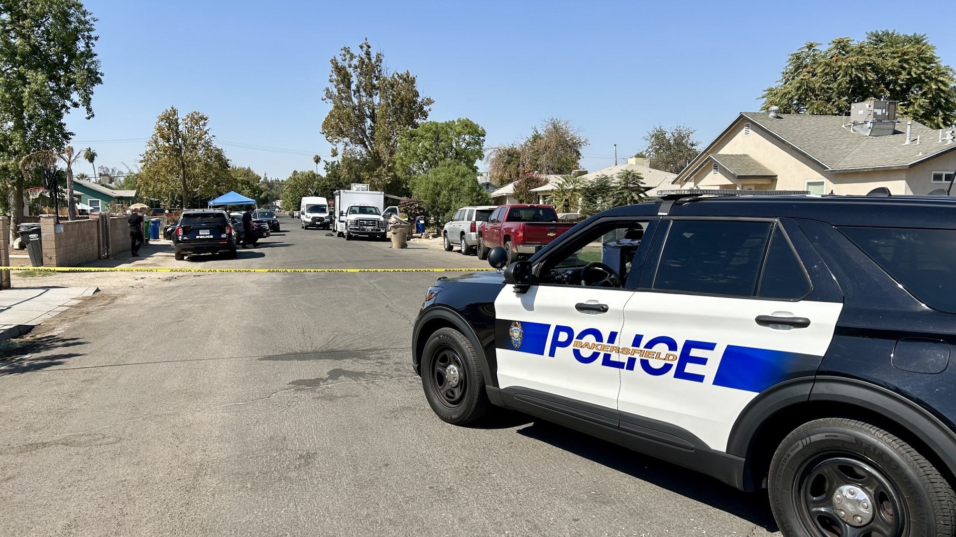 Scene of Officier-Involved Shooting in Southwest Bakersfield