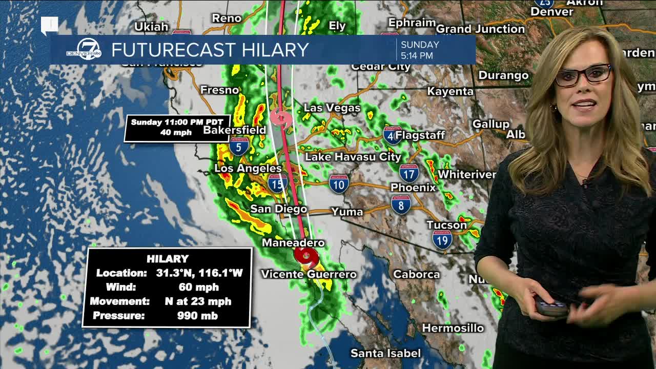 Hurricane Hilary update