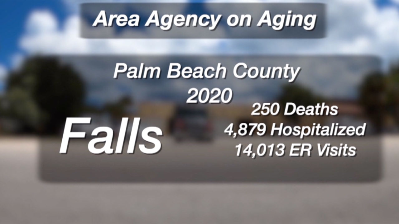 Falls in Palm Beach County in 2022, according to Area Agency on Aging