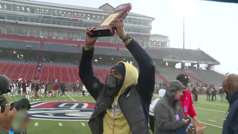Former Varina football player leads team to first state championship