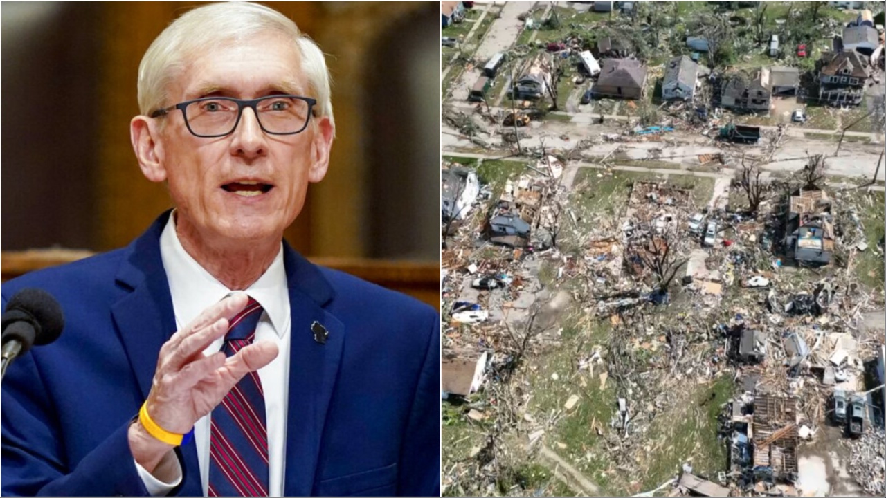Gov. Tony Evers declares state of emergency after storms cause widespread damage in eastern Wisconsin
