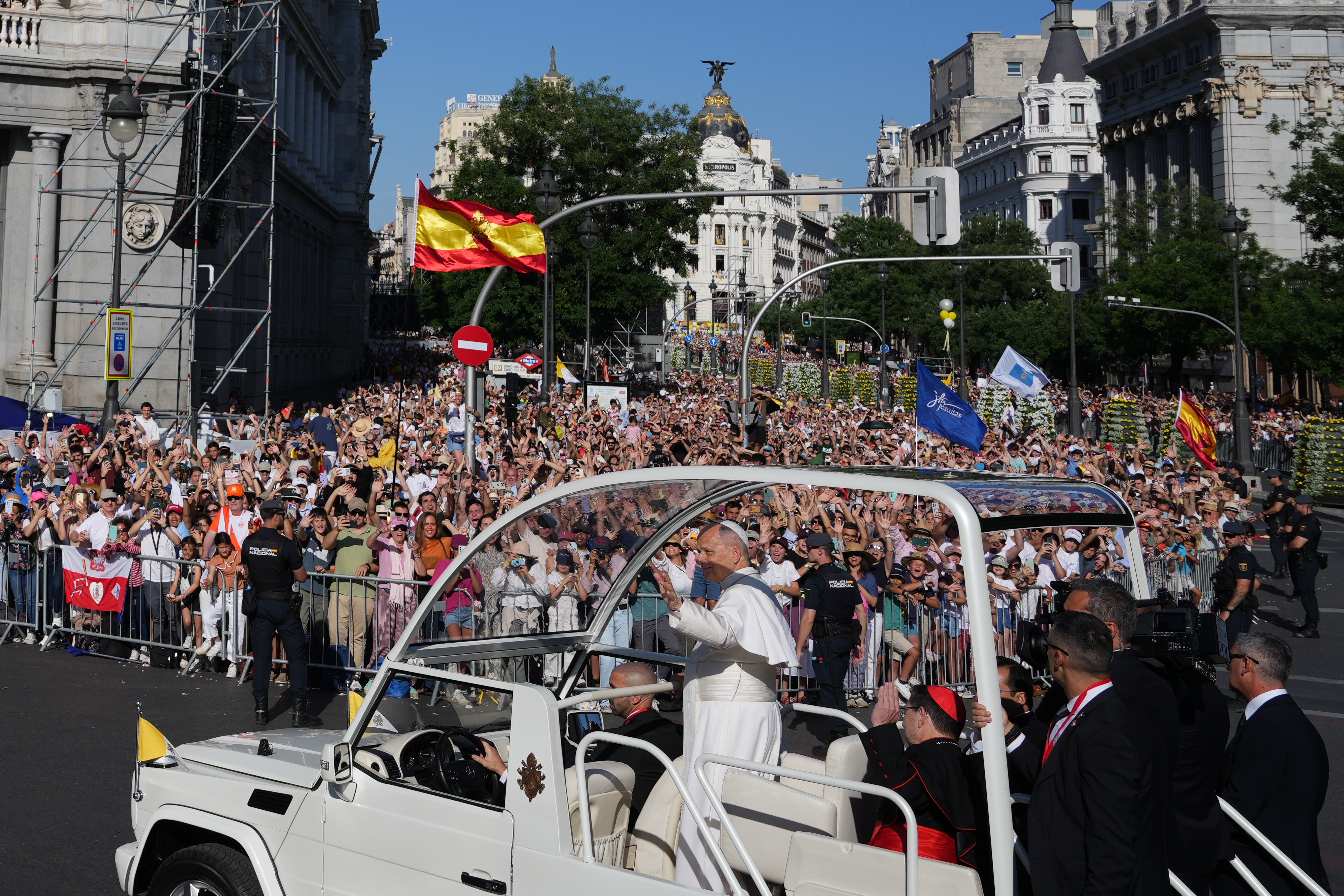 APTOPIX Spain Pope
