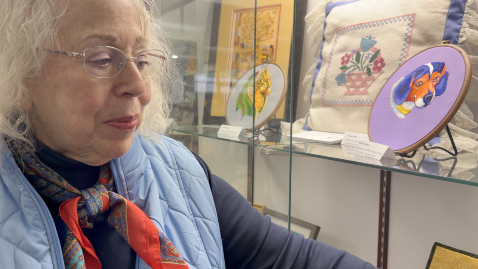 A Tallahassee library is hiding an embroidery art exhibit — and it's worth the visit