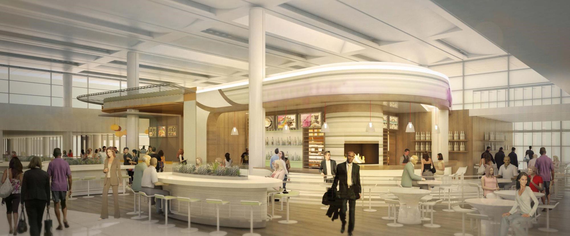 Phoenix Sky Harbor Terminal 3 North Concourse artist rendering 1