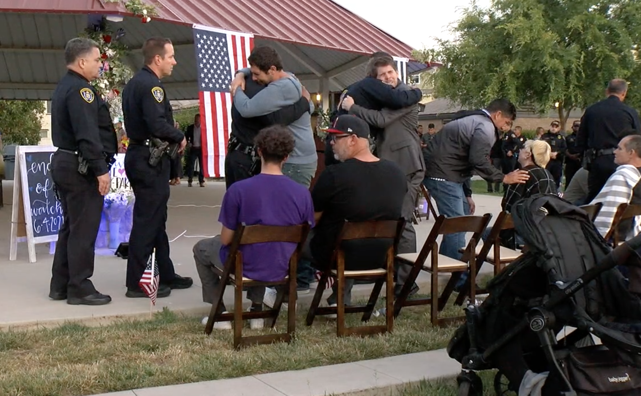Vigil held honoring married SDPD detectives killed in wrong-way crash